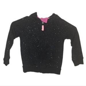 Black Toddler Zip Up Hoodie 2T
